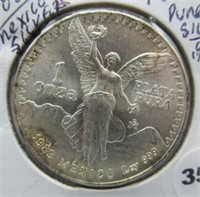 1983 Mexico Libertad 1 Onza 1 Oz. .999 Silver