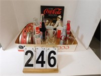 Flat of Coca-Cola Items Includes Bottles