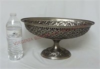 Oval Pedestal Centerpiece Bowl ~ Made in India