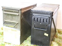 Two Military Ammo Boxes