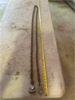 9 ft logging chain with double hooks