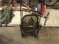 SHOPPING CART AND JESUS PICTURE