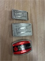 3 - Vintage Belt Buckles