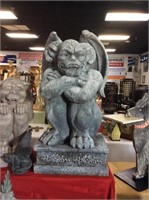 Large gargoyle outdoor statue