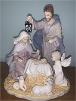 Modern porcelain nativity