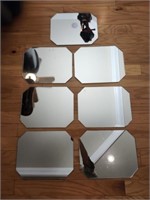 7pcs Octogonal Mirror Panels