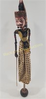 VTG Wayang Golek Carved Indonesian Puppett