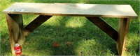 Sturdy handmade bench