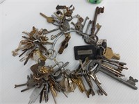 Large ring of keys skeleton, keys equipment k