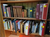 COLLECTION OF HARDBACK BOOKS: MOSTLY TEXT