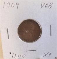 1909 VDB Lincoln Wheat Penny