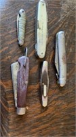 5 POCKET KNIVES