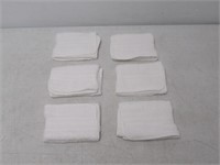 (6) Signature Washcloth in White