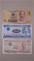 (3) Vietnam Bank Notes
