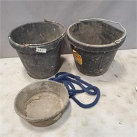Rubber Pails and Lead