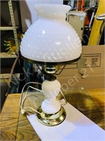 MIlk glass table lamp