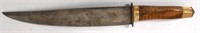 Knife Dated 1831 Bone (?) and Wood Handle
