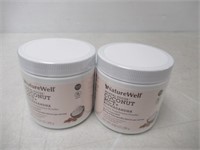 (2) "As Is" NatureWell Mental Focus Coconut MCT +