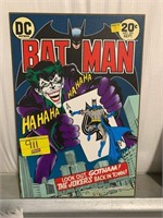 BATMAN COMIC BOOK COVER WALL ART
