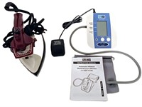 BATHROOM SCALE ~ BLOOD PRESSURE METER ~ STEAM IRON