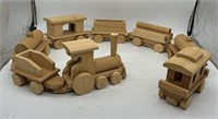 Wooden Train Set (8)