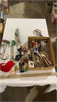 Vintage scissors, various sewing scissors, sewing