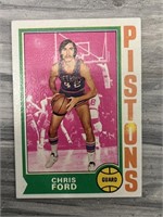 2nd Yr Card 1974 Topps Chris Ford