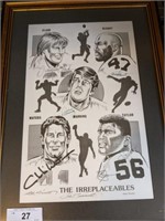THE IRREPLACEABLES SIGNED PRINT AND NUMBERED