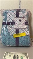NEW LUSH SOPHIE COTTON QUILTED THROW 50in x 60in