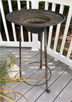 Vintage Copper Bird Bath