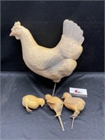 Plastic Yard Chickens