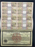 1923 Berlin Deutschen Reichs Coupons