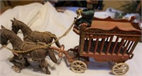 iron circus wagon