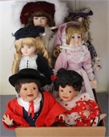 Tray Lot of Assorted Dolls