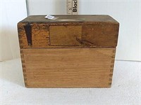 Vintage Dovetail Recipe Box