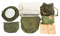 COLD WAR ERA US ARMY MEDICAL CORPS FIELD GEAR LOT