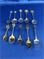 10 COLLECTOR SPOONS