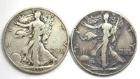 1937 1935-S Walking Liberty