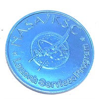 Vintage NASA Launch Services Token Challenge Coin
