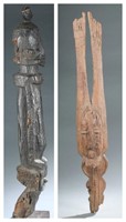 2 Dogon style sculptures. 20th century.