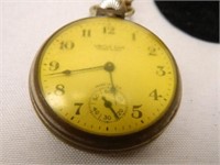 Uncle Sam Pocket Watch; Made in USA; Vintage;