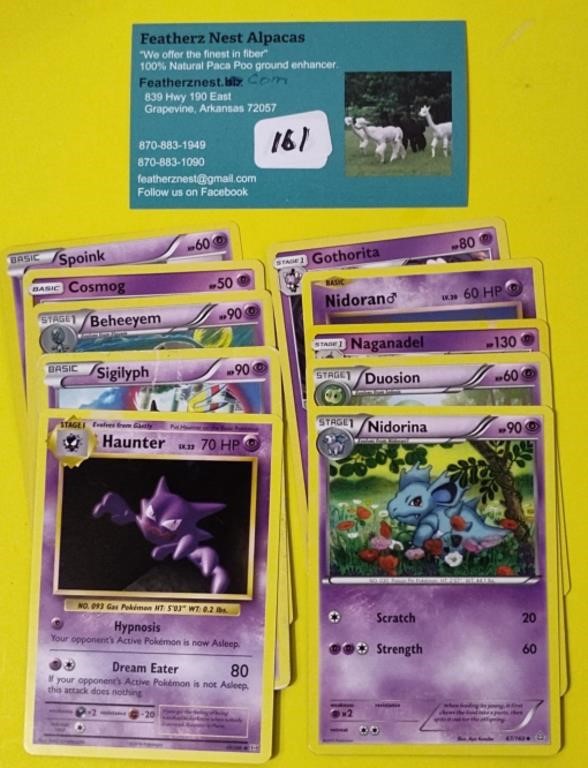 10 X Pokemon Cards Nidorina and others