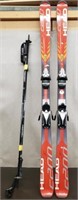 Pair of Head C200 X-Frame Skis w/ Scott Poles