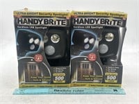 NEW Lot of 2-Handy Brite Motion Activated