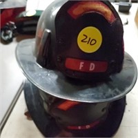 TWO OLD FIRE HATS