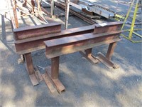 (2) I-Beam Sawhorses