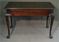 18THC. NYC MAHOGANY CHIPPENDALE WRITING TABLE