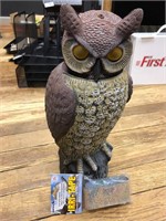Plastic Owl bird deterrent