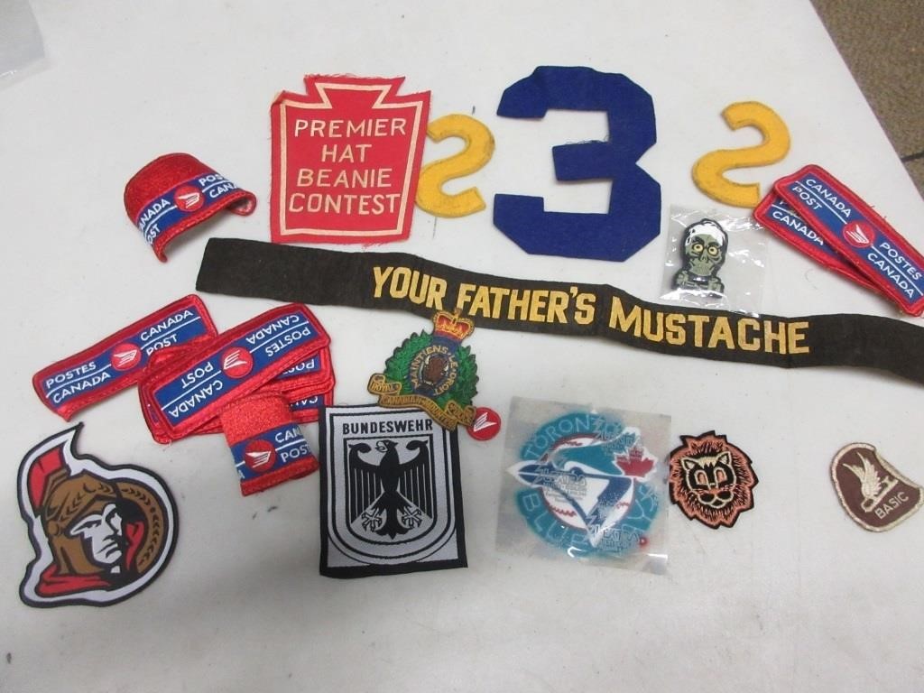 LOT OF OLD AND NEW PATCHES