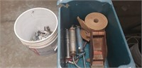 Box Of Assorted Tools & Hardware
